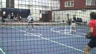 Jim Hackenberg & Sandy Simons vs. Rocket Grubbs & Jeff Siebert; Referee Roger Peters