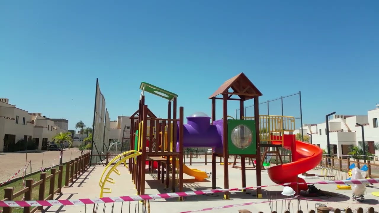 Cité-Jardin KALIA de Villas F5/F6 : les travaux de l'aire de jeux sont en cours...