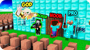 Minecraft NOOB vs PRO vs GOD : VILLAGERS APOCALYPSE ATTACK / Minecraft Animation