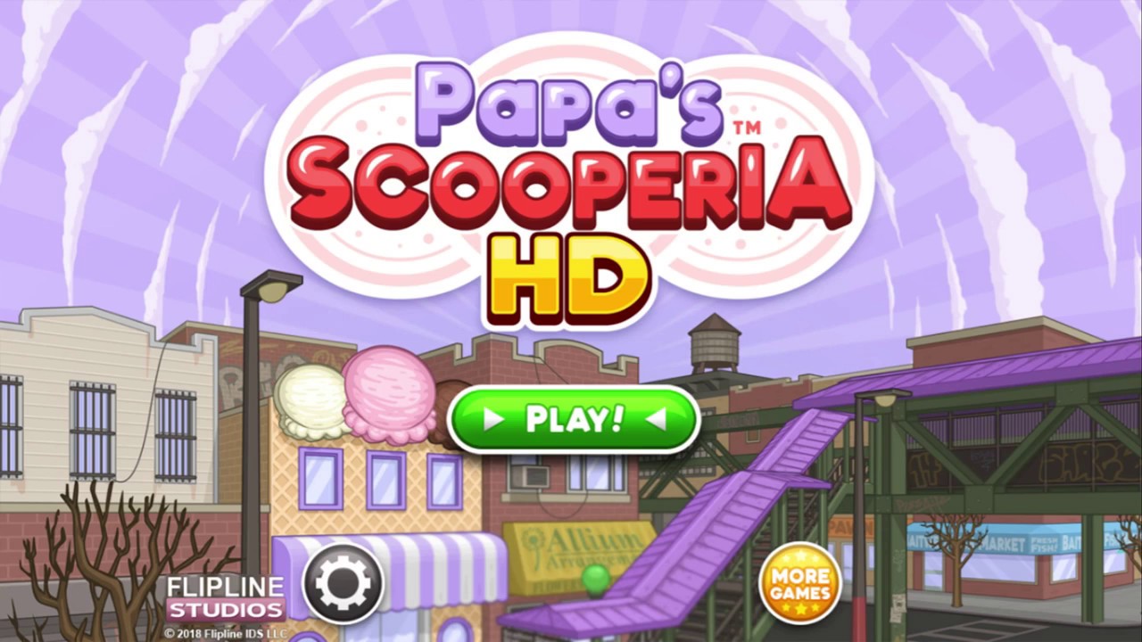 Papa's Scooperia HD - Intro + Day 1 