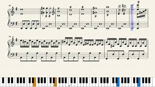 Freedom Dive - Xi Piano Arrangement Sheet Music