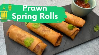 Prawn Spring Roll Easy Recipe | Ramadan Recipes| Ramadan Kareem | Sanaverse