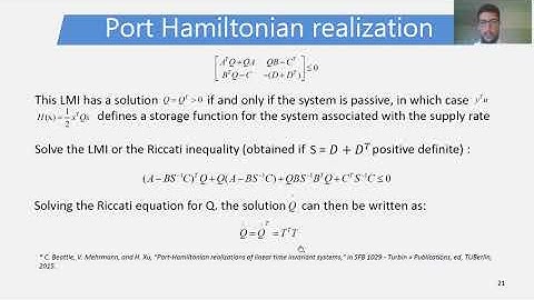 Data Driven Port Hamiltonian systems modelling and control