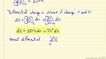 Exact Differentials & Partial Derivatives