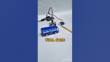 TOLL GATE USING ARDUINO UNO || #mrprotech #arduino #tech #shorts #diy