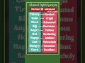 Normal 🆚 Advanced English Vocabulary For Practice 🤩👩🏻🏫 Boost Your English Speaking #goviral