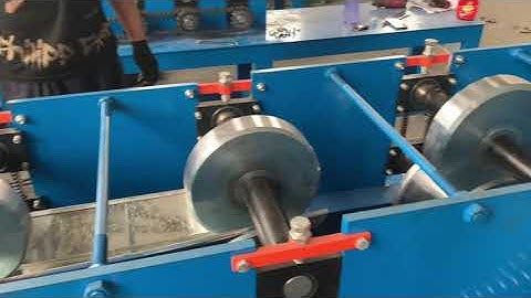 Manual Operation U Guide Rail Roll Forming Machine