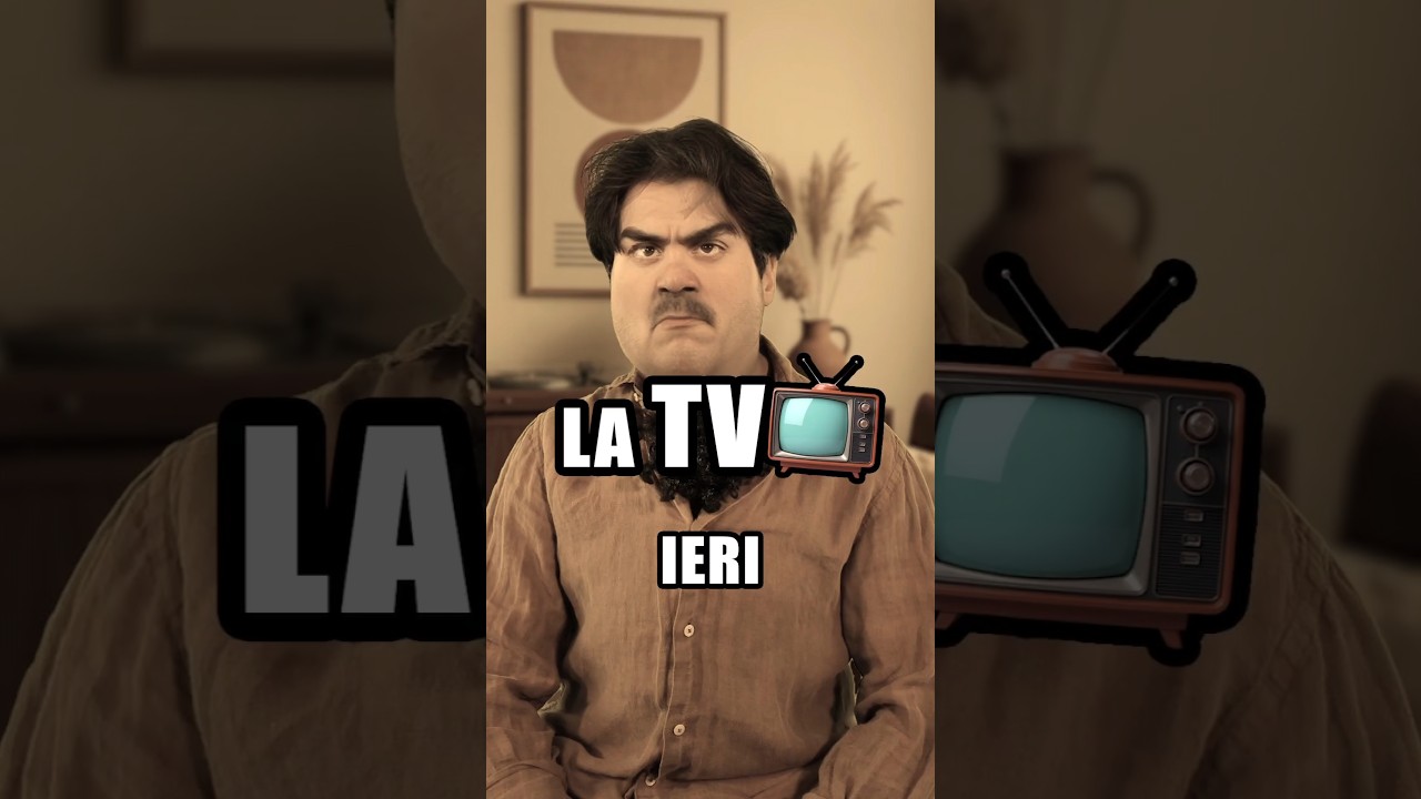La TV: Passato vs Presente 📺
