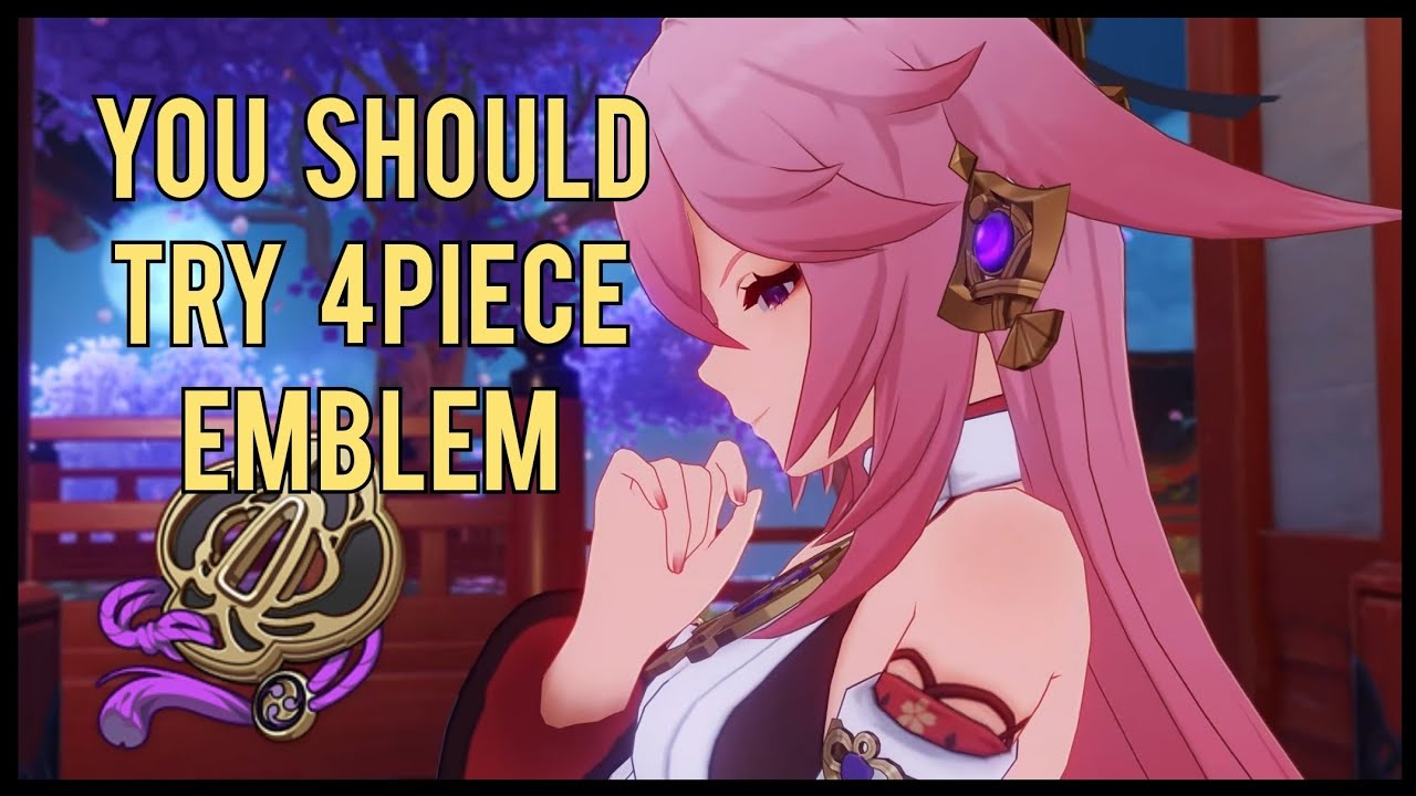 Why You Should Try 4 Piece Emblem on Yae Miko | Genshin Impact