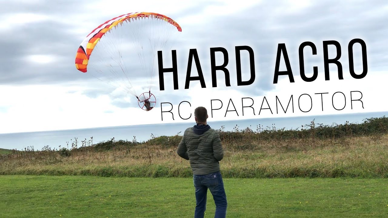 Rc Acro Paramotor - Power 1.1 RS - Hard Helico record