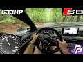 633HP AUDI S8 D4 POV REVIEW // MOUNTAIN ROAD