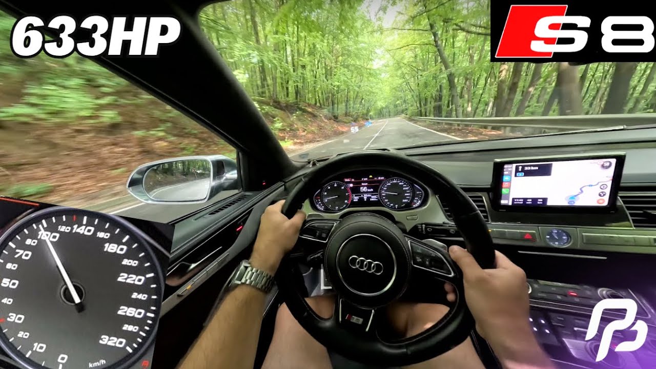 633HP Audi S8 D4 POV REVIEW // MOUNTAIN ROAD