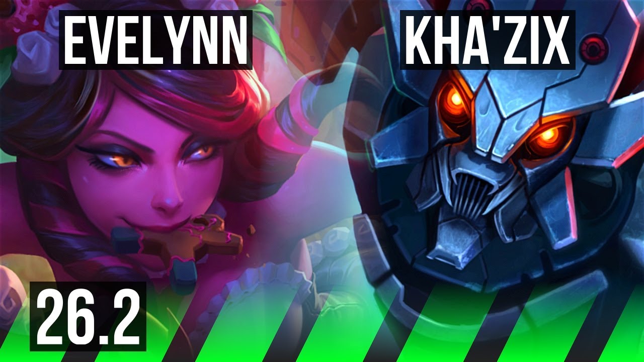 EVELYNN vs KHA'ZIX (JGL) | JP Challenger | 26.2 - YouTube