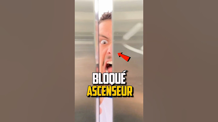 SI TU ES BLOQUÉ DANS UN ASCENSEUR !