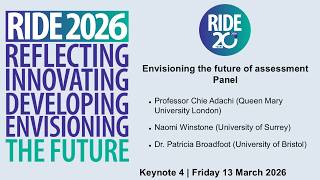 Envisioning the future of assessment Panel