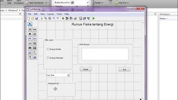Rumus fisika sederhana tentang energi dengan aplikasi matlab