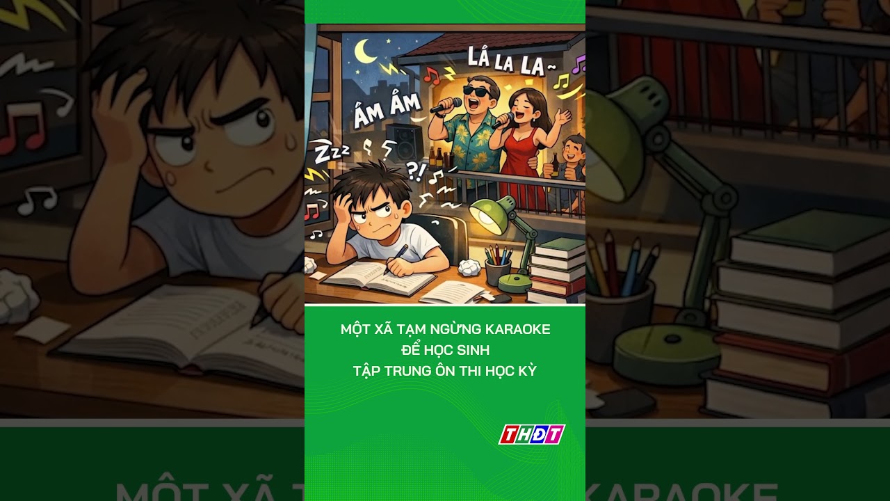 Một xã tạm ngừng karaoke để học sinh tập trung ôn thi học kỳ 