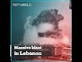 Massive blast at port in Beirut, Lebanon