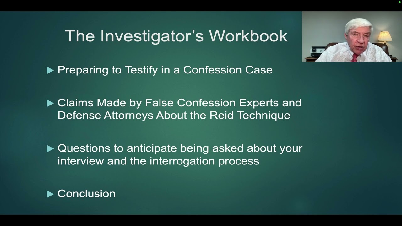 Investigator's Workbook and Notebook
