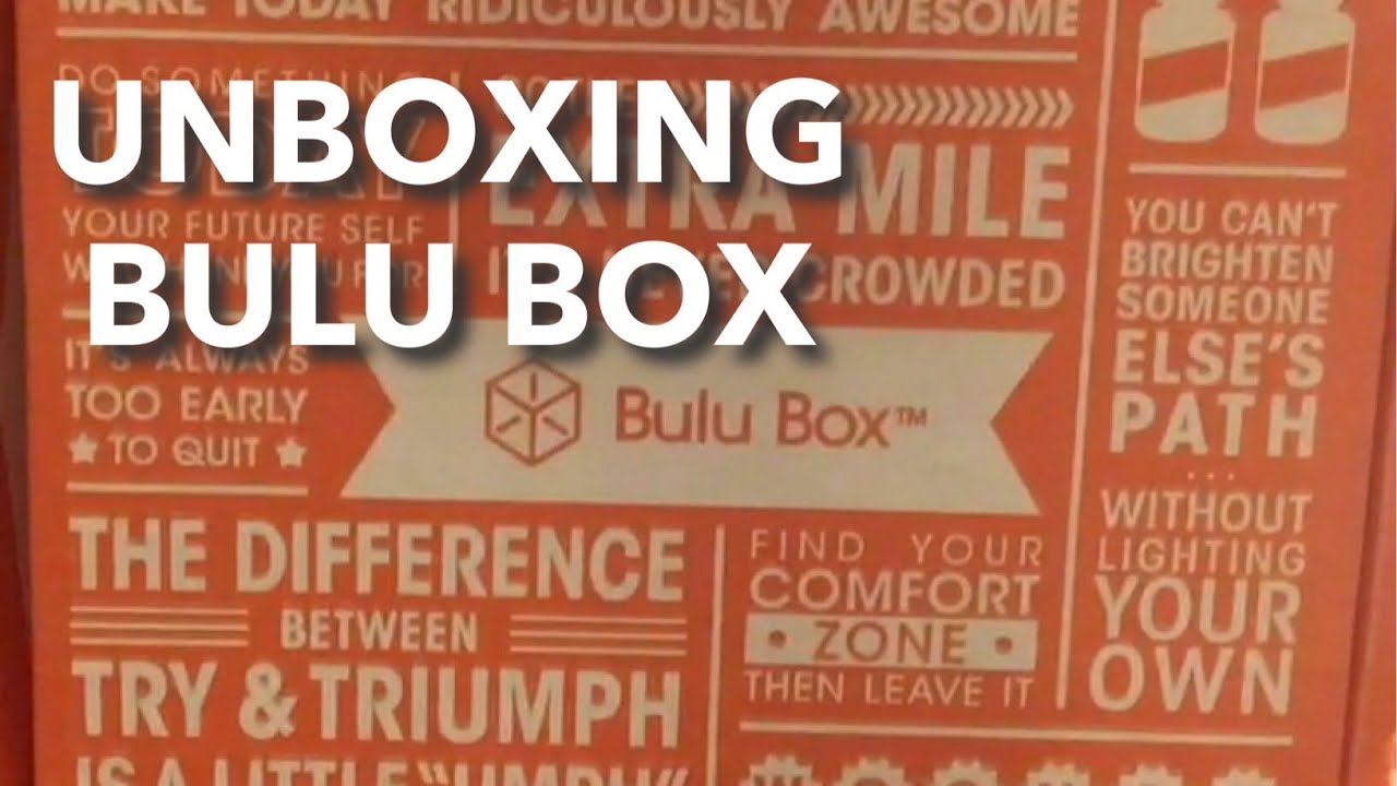 UNBOXING | BULU BOX