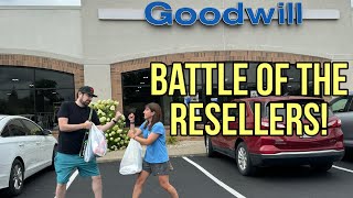 Wick from Flipping Junk and I compete to see who thrifts the better items at Goodwill!
