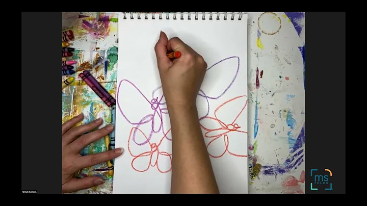 Art Therapy with Hannah Garrison: One-Line Butterf...