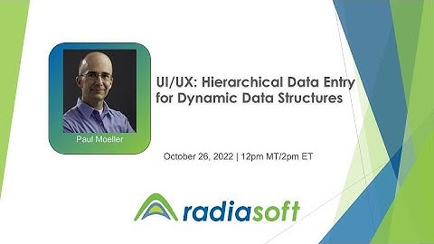 UI/UX: Hierarchical Data Entry for Dynamic Data Structures