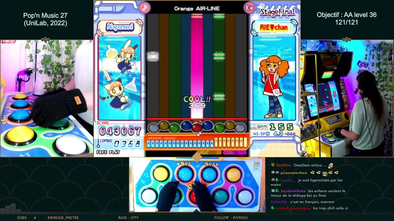 POP'N MUSIC] Orange AIR-LINE (EX37) -AAA 95.1K- - YouTube