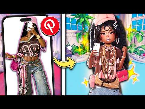 I Recreated Pinterest Outfits To WIN in Dress To Impress!
