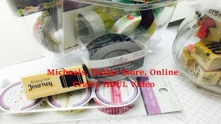 Micheals Dollar Store Crafty Haul Video
