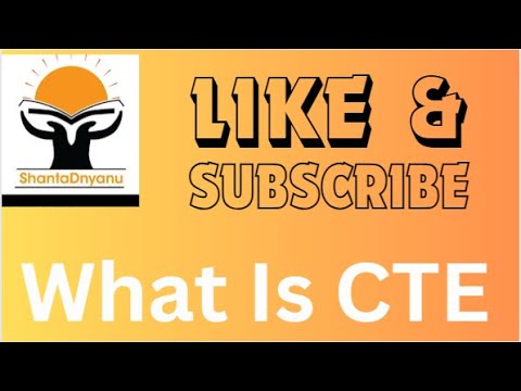 Learn SQL In Marathi : What Is CTE? ||  Explain CTE In SQL? || SQL Database