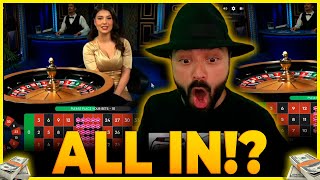 ROSHTEIN GOING ALL OR NOTHING ON ROULETTE!!