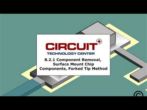 How to Remove SMT Chip Components — Forked Tip Soldering Method
