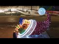 Световая инсталляция на набережной в городе Тольятти / Автозаводский р-н / 28 декабря 2022 / Russia