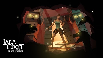 Tomb Raider 1 Poster (Style of Lara Croft Go) - Blender 2.9 stylised model time-lapse