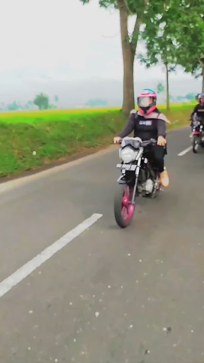 CEWE KALO UDAH NAIK VIXION DAMAGE NYA BEDA YAH || CINEMATIC #shorts #ssena