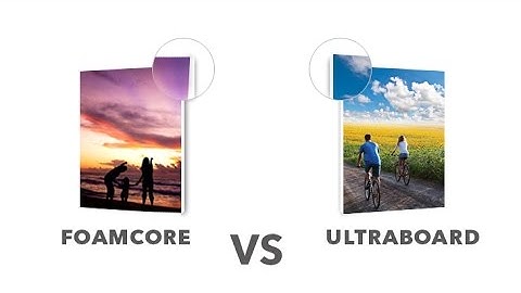 Ultraboard vs Foamcore