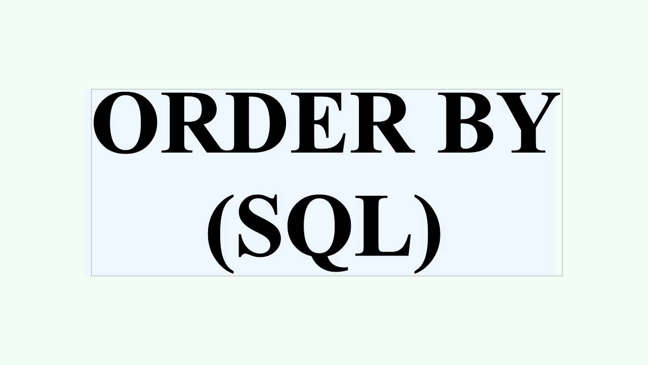 Order by c. Order by.