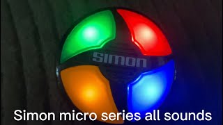 Simon micro series all sound effects