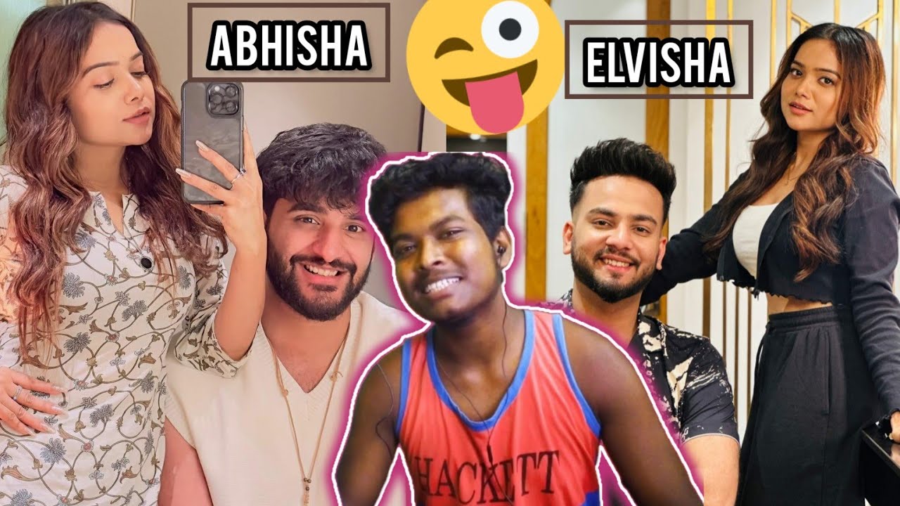 Elvisha vs Abhisha Romantic video Reaction||Abhisha ka Nazar Utara😁 ...