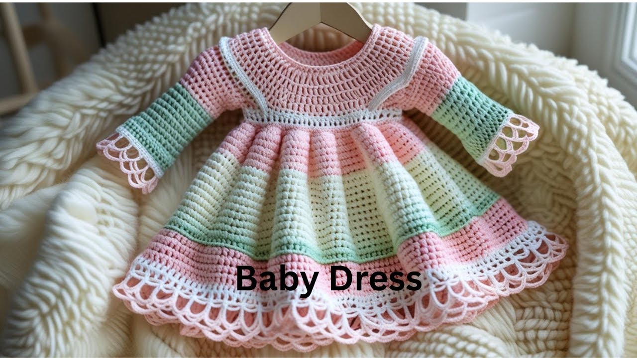 baby dress in crochet