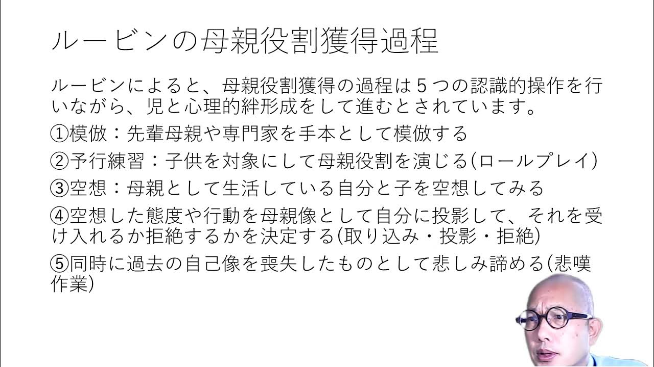 ルービンの母親役割 YouTube