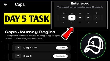 Caps Day 5 Enter Code | Day 5 Caps Task | Caps Day 5 Task | Caps Day 5 Code | Enter Word Caps Day 5