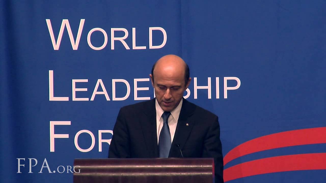 Noel Lateef at the 2015 World Leadership Forum Dinner