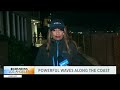 Long Beach prepares for another night of high surf and big waves