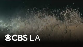 Long Beach prepares for another night of high surf and big waves