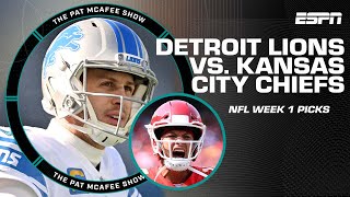 NFL Week 1 picks: Lions vs. Chiefs 🏈 | The Pat McAfee Show