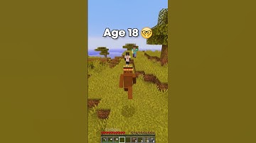 Minecraft Manhunt At Different Ages 😳 (World