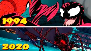 Эволюция Боя Человека паука против Карнаж (1994-2020)