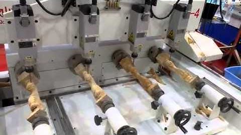 4axis rotary carving cnc machine with 4 heads  CC K1530BG4